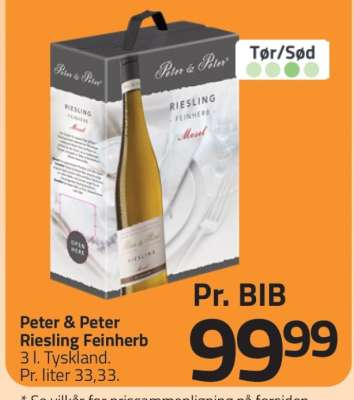 Peter & Peter Riesling Feinherb