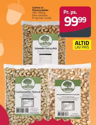 Cashew el. Pistacienødder