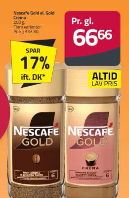 Nescafé Gold el. Gold Crema