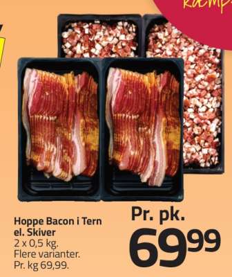 Hoppe Bacon i Tern el. Skiver