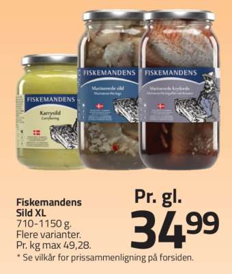 Fiskemandens Sild XL