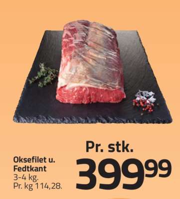 Oksefilet u. Fedtkant