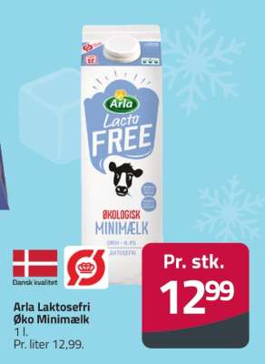 Arla Laktosefri Øko Minimælk