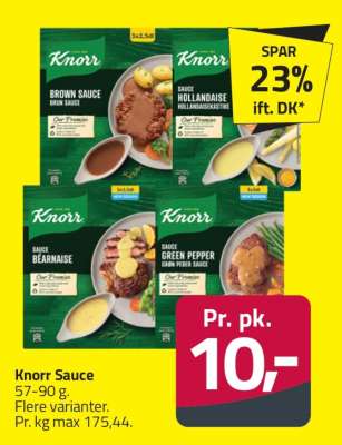 Knorr sauce