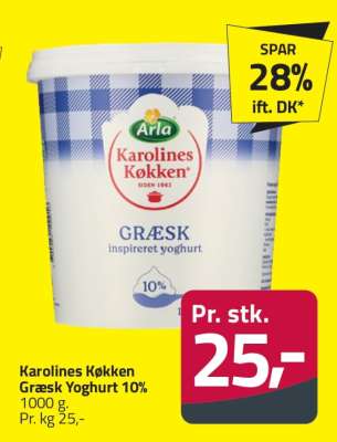 Karolines Køkken Græsk Yoghurt 10%