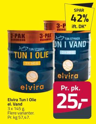 Elvira Tun I Olie el. Vand