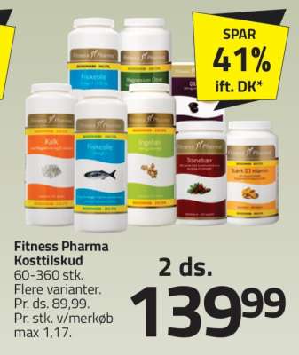 Fitness Pharma kosttilskud