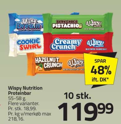 Wispy Nutrition Proteinbar