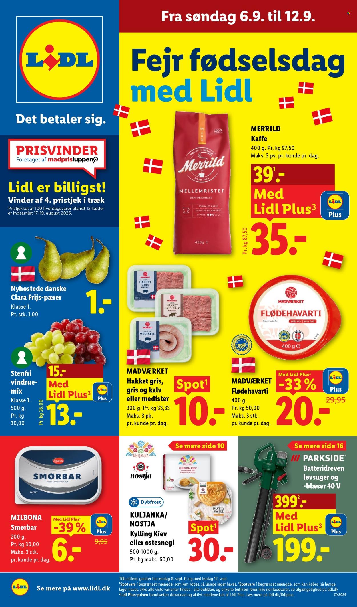 Lidl tilbud - 6.9.2026 - 12.9.2026. Side 1
