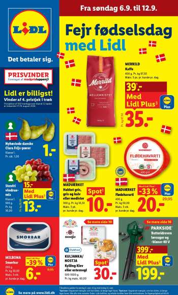 Lidl tilbudsavis  - 6.9.2026 - 12.9.2026.