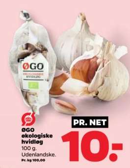 ØGO økologiske hvidløg