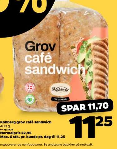 Kohberg grov café sandwich