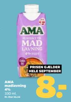 AMA madlavning 4%