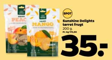 Sunshine Delights tørret frugt