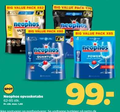 Neophos opvasketabs