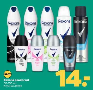 Rexona deodorant