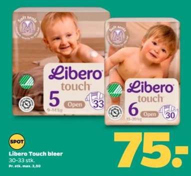 Libero touch bleer