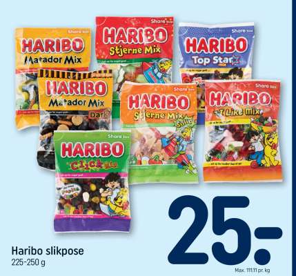 Haribo slikpose