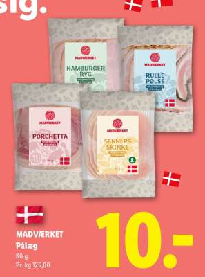 MADVÆRKET Pålæg