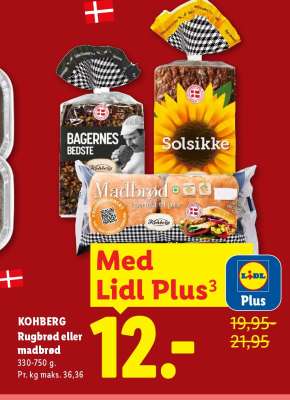 KOHBERG Rugbrød eller madbrød