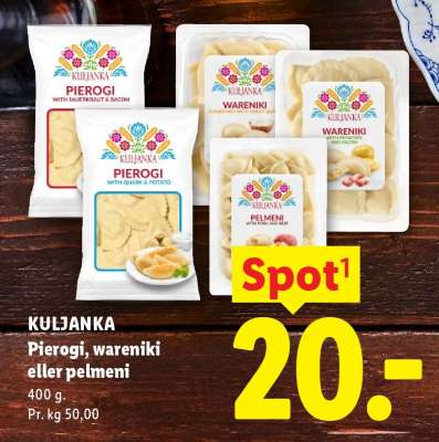 KULJANKA Pierogi, wareniki eller pelmeni