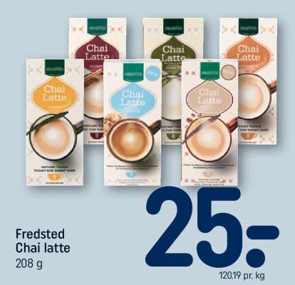 Fredsted chai latte