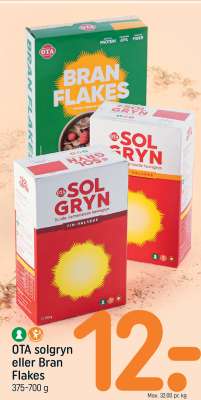 OTA solgryn eller Bran Flakes