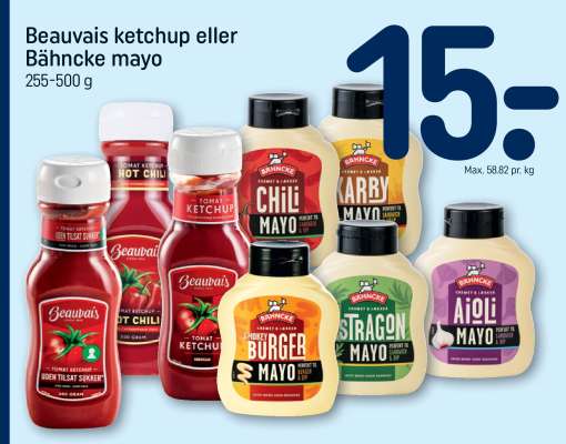 Beauvais ketchup eller Bähncke mayo
