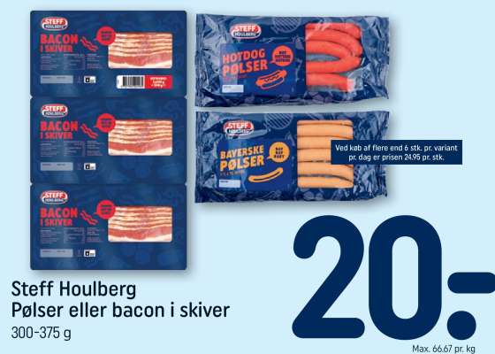 Steff Houlberg Pølser eller bacon i skiver