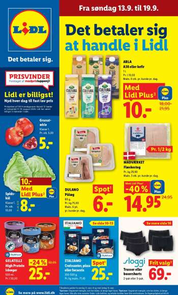Lidl tilbudsavis  - 13.9.2026 - 19.9.2026.