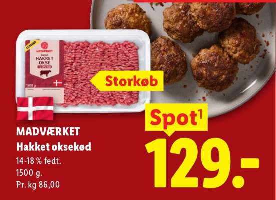 MADVÆRKET Hakket oksekød
