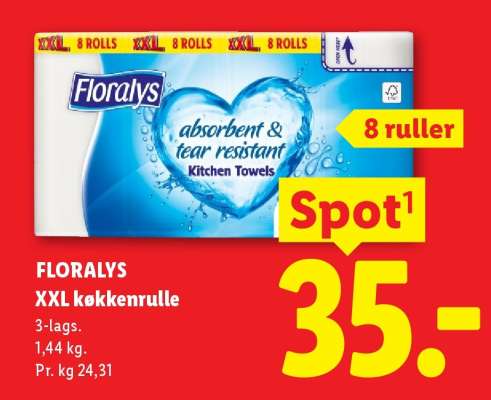 FLORALYS XXL køkkenrulle