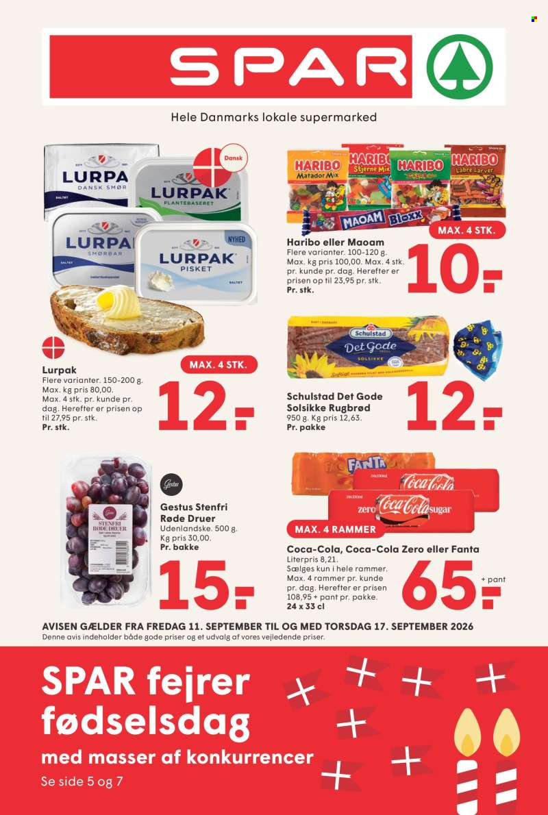 SPAR tilbudsavis  - 11.9.2026 - 17.9.2026.