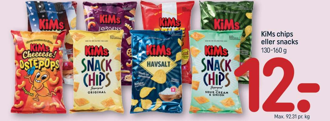 KiMs chips eller snacks