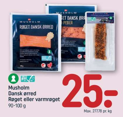 Musholm dansk ørred
