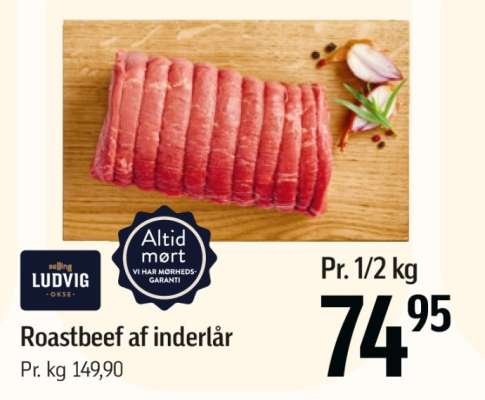 Roastbeef af inderlår