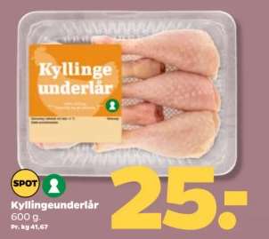Kyllingeunderlår