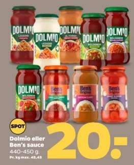 Dolmio eller Ben's sauce