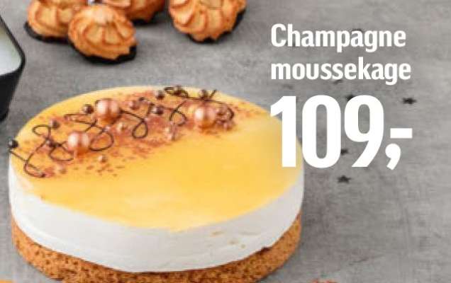 Champagne moussekage