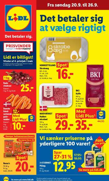 Lidl tilbudsavis  - 20.9.2026 - 26.9.2026.