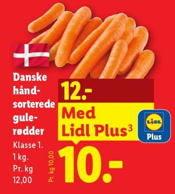 Danske håndsorterede gulerødder