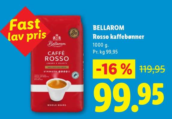 BELLAROM Rosso kaffebønner