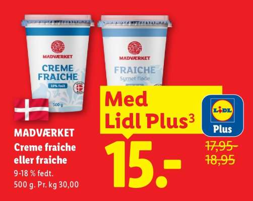 MADVÆRKET Creme fraiche eller fraiche