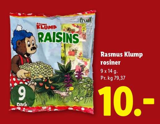 RASMUS KLUMP Rosiner