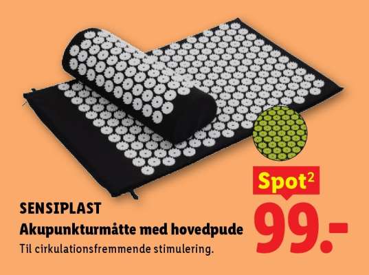 SENSIPLAST Akupunkturmåtte med hovedpude