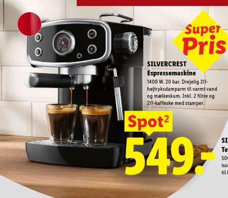 SILVERCREST Espressomaskine