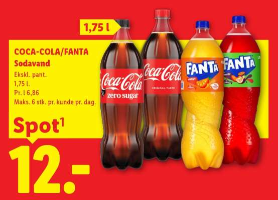COCA COLA/FANTA Sodavand
