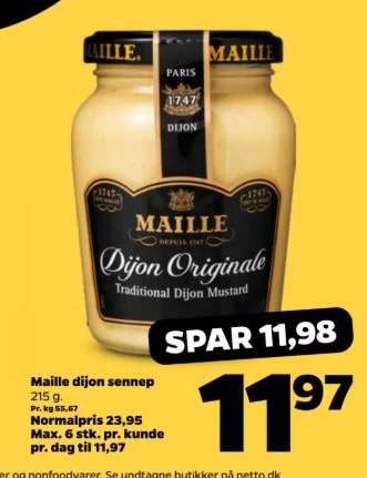 Maille dijon sennep