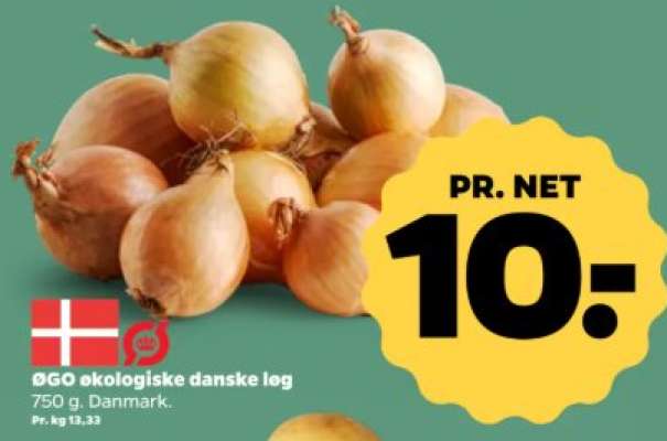 ØGO økologiske danske løg