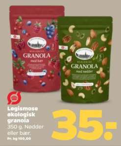 Legismose økologisk granola